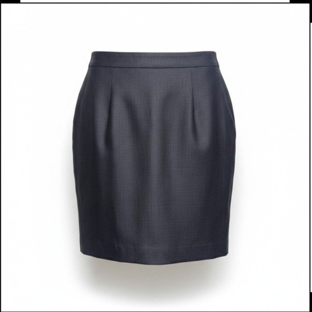 Kasper Women's Gray Career Pencil Straight Skirt Size 4 Business Office